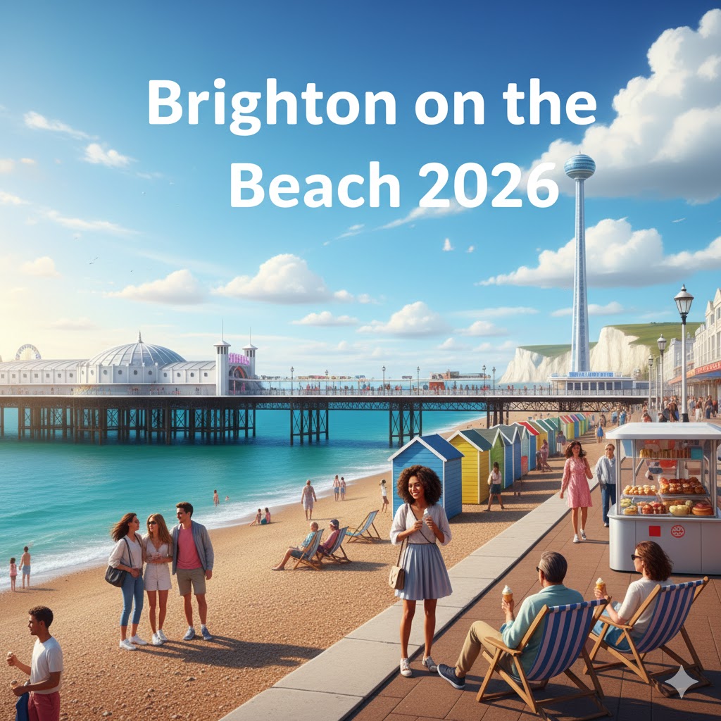 Explore Brighton on the Beach in 2026: Iconic pebble beach, Palace Pier, saunas, and vibrant seaside vibes. Ultimate guide to holidays, attractions, stays, and tips for England's coolest coastal city!